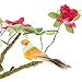 lwingflyer 12pcs Artificial Simulated Feather Birds with Claw Foam Mini Love Birds for Craft Home Ornaments Garden Wedding Decoration Embellishing 12cm/4.7inch