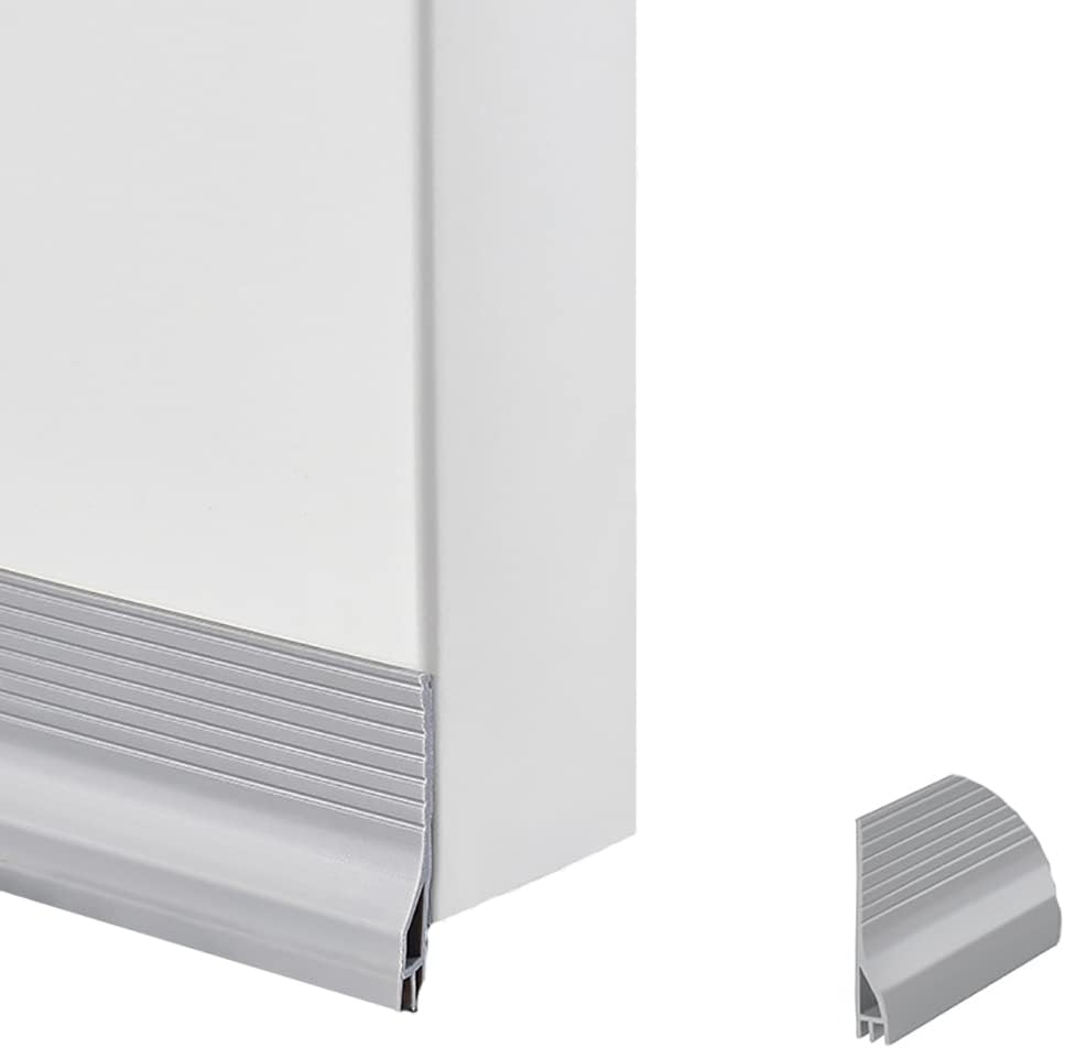 Draft Stoppers - Door Draft Stopper for Bottom of Door Soundproof Dustproof Waterproof Adjustable Length 37