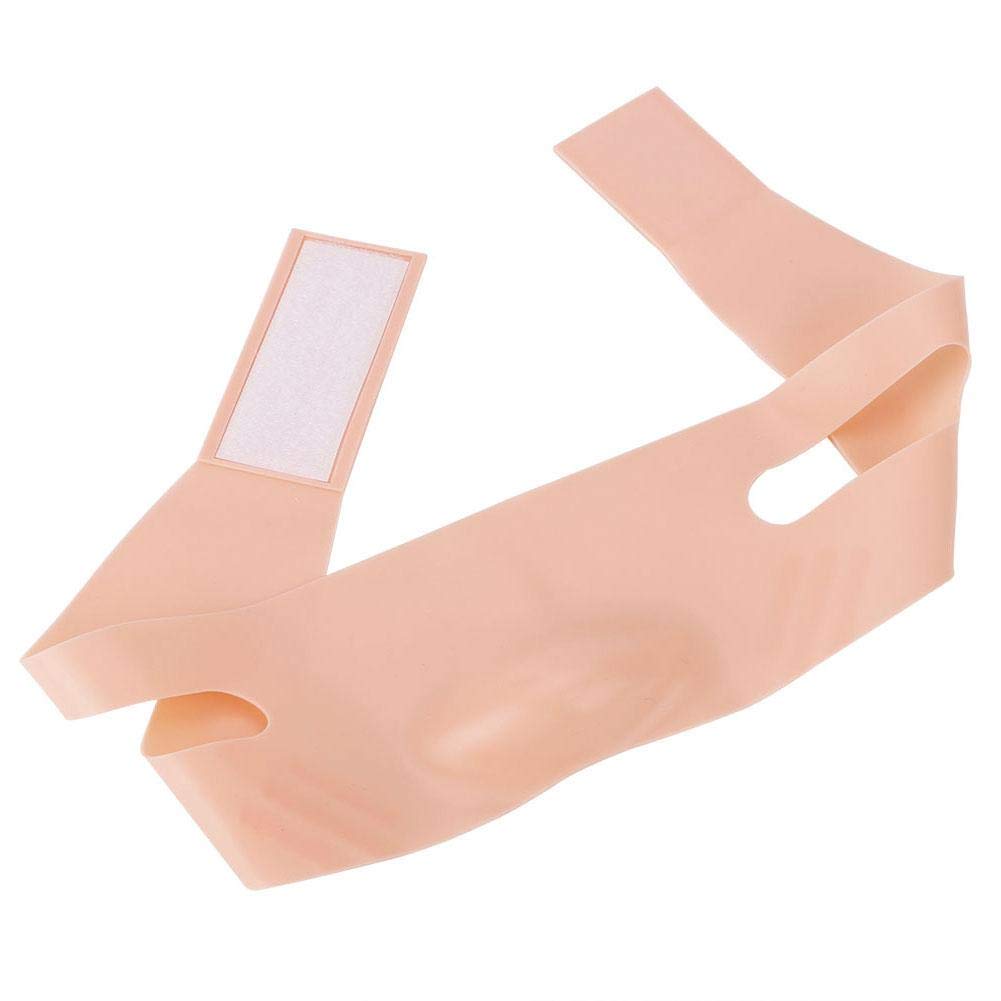 V-Shaped Facial Lifting Strap – Silicone Double Chin Reducer for Face Slimming & Contouring, Reusable -Sagging Band Women