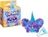 Furby Fur Kpop Princess Furblet Blue Keychain Clip Plush view 11