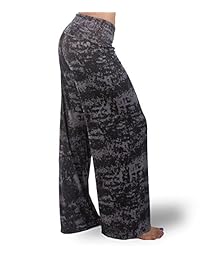Hali Cali Algodón Spandex dama Recto Casual Pierna ancha suelta plegable Sobre pantalones palazzo cómodos para dama