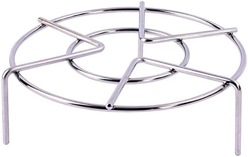 Creative one Stainless Steel Circular Steaming Rack Stand 2.0" Height-5.9" Diameter