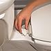 MAYFAIR 180EC 000 Toilet Seat will Never Loosen and Easily Remove, ELONGATED, Long Lasting Plastic, White