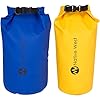 Dry-Bag-2-Pack-With-Shoulder-Strap-Waterproof-Floating-Dry-Gear-Bags-for-Boating-Kayaking-Fishing-Rafting-Swimming-Camping-Hiking-Rafting-SUP-and-Snowboarding-Dry-Compression-Sack-with-High-Quality-Ro