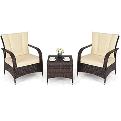 Amazon Com Cypress Shop Brown Rattan Wicker Outdoor Furniture