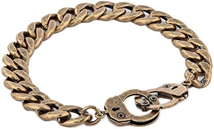 WeiVan Handcuff Bracelet Partners in Crime Best Friends Bracelets Friendship Jewelry Unisex Gift