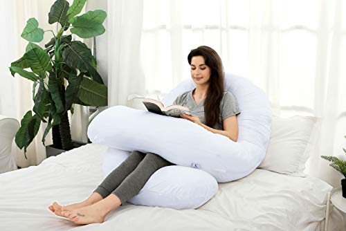 Marine Moon Pregnancy Maternity Pillow,Body Pillow U Shaped,Luxury Body White | eBay