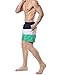 Men's Stripe Swim Trunks Quick Dry Casual Swim Short