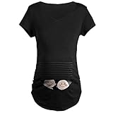 CafePress Maternity Dark T-Shirt Jumeaux Twins