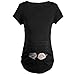 CafePress Maternity Dark T-Shirt Jumeaux Twins