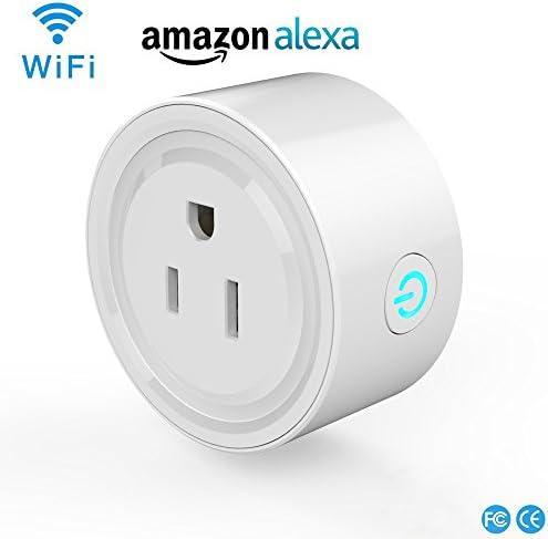 Linghome Remote Wifi Mini Smart Plug Work With Alexa Google Home Outlet Compatible With Voice Activated Devices Echo Dot Multi-function Switch (1 PCS)