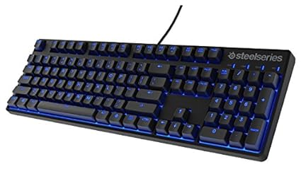 SteelSeries Apex M500 Gaming-Tastatur (Mechanisch, Cherry MX Rot-Schalter, Blaue Hintergrundbeleuchtung) - Nordisch Tastaturl