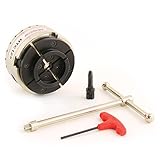 Hurricane Turning Tools, HTC125 5-Inch Woodturning 4 Jaw Chuck Kit with Dovetail Jaws for Wood Lathes with 1 x 8-Inch TPI Spindles