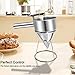 Piston Funnel Stainless Steel Confectionery Funnels with Stand Batter Dispenser Bakery Use Cake Decorating Tool