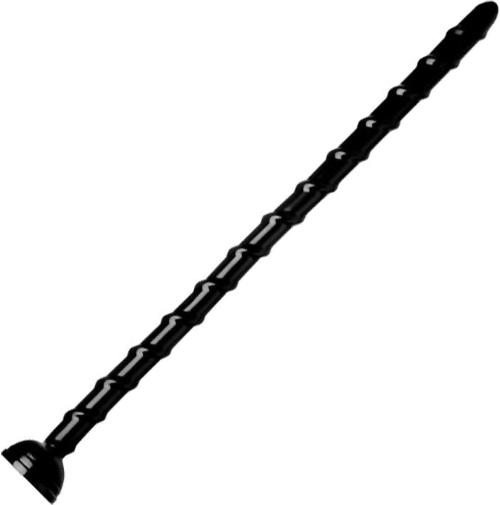 Hosed Swirl Thin Anal Snake Dildo Plug, 18-Inch