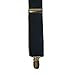CTM Men's Elastic X-Back Suspenders with Brass Hardware