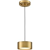 AXILAND LED Gold Pendant Lights Fixture Mini Pendant Lights for Kitchen Island Over Sink Bedroom Bathroom Dining Room