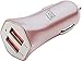 LAX Dual USB 4.8A Fast Car Charger for iPhone 6S Plus 6 Plus 6 5 SE 5S 5 5C 4S, Samsung Galaxy S7 S6 Edge Plus Note 5 4 S5 Tab S, LG, HTC, Nexus, iPad Cigarette Lighter Power Adapter (Rose Gold 4.8A)