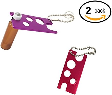 Artbright Metal Essential Oil Key Tool, An universal opener and remover for roller balls and caps on most bottles (2 PCS)