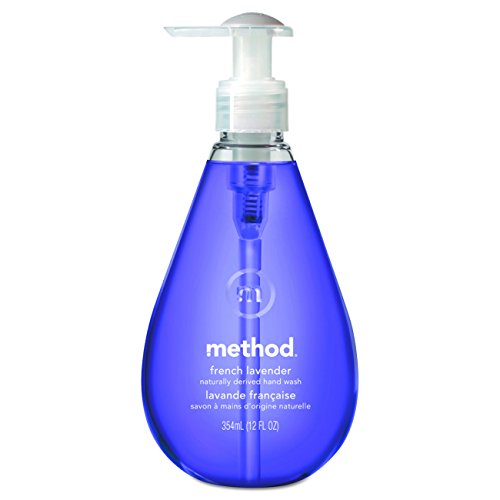 Method Naturally Derived Gel Hand Wash, French Lavender, 12 Ounce (Pack of 6)