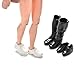 Crqes 3 Pairs Dolls Cusp Shoes Leather Shoes Boots for Ken Doll Barbie Toy