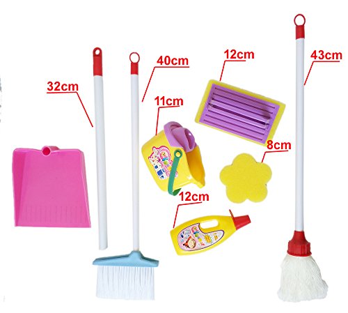 AITING Kids Cleaning set Toy Home Cleaning Products Pretend toys - Thumbnail 4