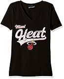 NBA Women's 100% Cotton Baby Jersey Short Sleeve V-Neck Tee