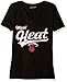 NBA Women's 100% Cotton Baby Jersey Short Sleeve V-Neck Tee