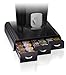 Mind Reader Single Serve Coffee Pod Organizer with 3 Drawers, 36 Pod Capacity, Countertop , 12.25
