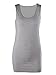 Moxeay Womens Extra Long Stretch Cotton Tank Top Assorted (X-Large,Pack of 3)