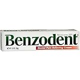 Benzodent Dental Pain Relieving Cream 1 oz (Pack of 3)