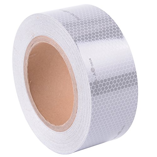 SOLAS Reflective Tape Sliver 2" x 75' Safety Warning tape for boats, rafts, life jackets - Thumbnail 3