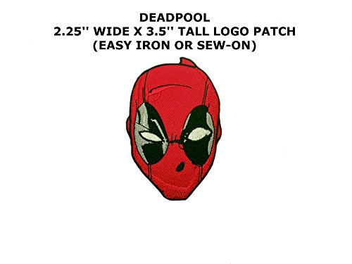 Deadpool Superhero Embroidered Iron/Sew-on Comics Cartoon Theme Logo Patch