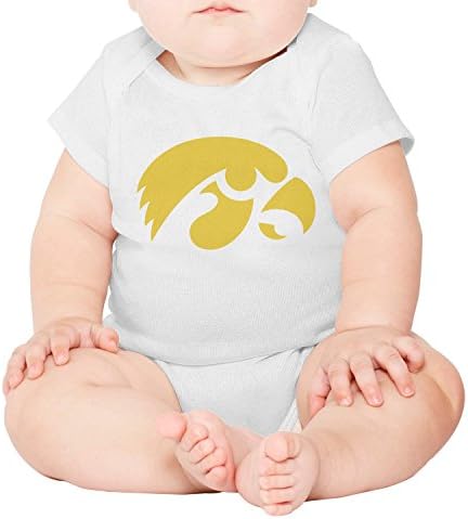 BoLiWang Infant Iowa_Hawkeyes_Primary Team_Logo Cotton Baby Onesie Baby Outfits