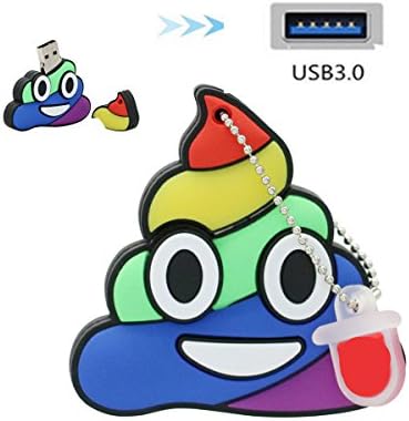 FeliSun High Speed Lovely Cartoon Poop USB 3.0 16GB Flash Drive Memory Stick Pendrive Cute Unique Gift For Friends,Family members,etc