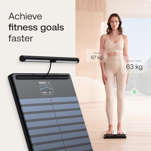 WITHINGS Body Segment - Smart Scale With Segmental Composition Analysis, Weight & Vascular Age, Visceral Fat, Heart Rate, iOS/Android