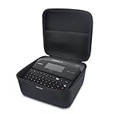 HESPLUS Shockproof Hard Case for Brother P-Touch Label Maker PTD210 / PTD600 Easy-to-use Label Maker Machine Printer & Tape