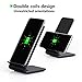 iPhone Wireless Charger,Fast Wireless Charger,Itian 2-coil Wireless Charging Stand A8P for iPhone 8 iPhone 8 Plus iPhone X Samsung Note8 S8 S8+ S7 S7 Edge(NO AC Adapter)