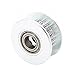 CTYRZCH 8 Pcs Aluminum Idler Pulley with Dual Ball Bearings, GT2 20T for 6mm Wide Timing Belt, 5mm Bore, for RepRap 3D Printer