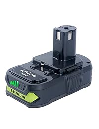 Epowon - Batería de repuesto para Ryobi (18 V, 2,5 Ah, para Ryobi 18 V ONE+ P102 P103 P104 P105 P107, herramientas inalámbricas)