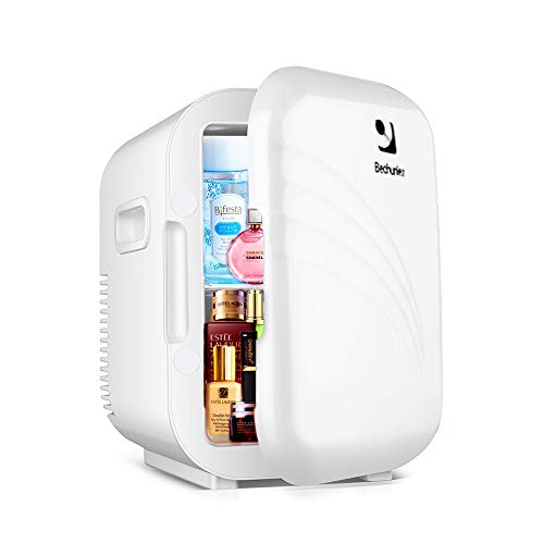 Bechunlez Mini Fridge, 5 Liters Skincare Fridge with Cool and Heat