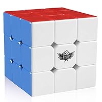 D-FantiX Cyclone Boys 3x3 Speed Cube Stickerless Magic Cube 3x3x3 Puzzles Toys (56mm)