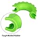 FieryRed Green D-Ring/Shackle Isolator Kit 2 Pieces Shackle Isolator and 4 Pieces Washer for 0.75 inch Shackle Gear Design Rattling Protection Cover