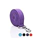 SALO Durable Nylon Dog Leash 16 Feet Long, Walking Training Dog Leashes Medium Large Dogs, 1 Inch Wide (Purple)