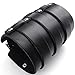 KONOV Wide Genuine Leather Men's Bangle Cuff Bracelet, Punk Rock, Fits 7.5