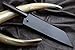 Yoshihiro Mizu Yaki Blue High Carbon Steel Black Damascus Kiritsuke Japanese Multipurpose Chef Knife 8.25 In with Nuri Saya Cover