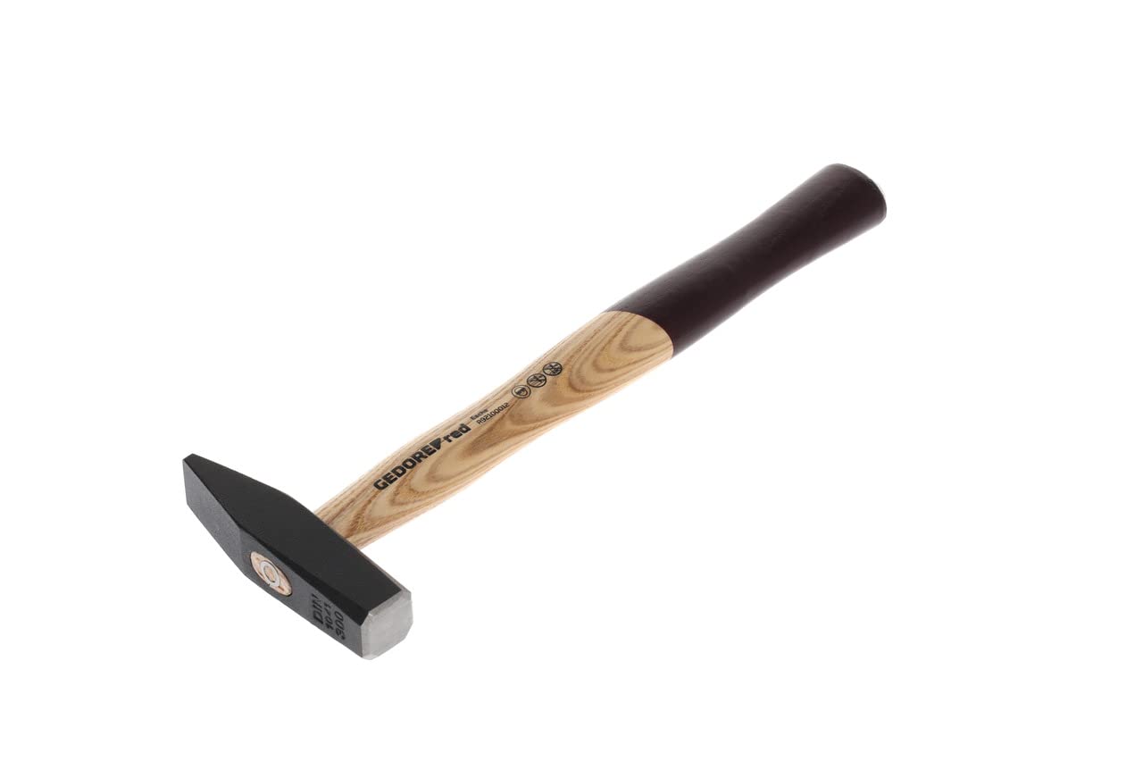 GEDORE red Engineer’s hammer with wooden handle, 300 g head weight, Hammer with ash wood handle, Tool, Forged, R92100012