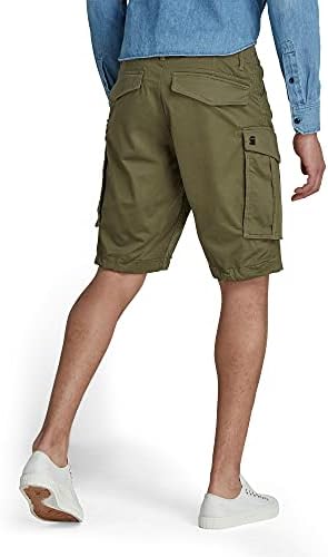 Calções Rovic Zip Relaxados Masculinos, Verde (Sage D08566-5126-724), 34