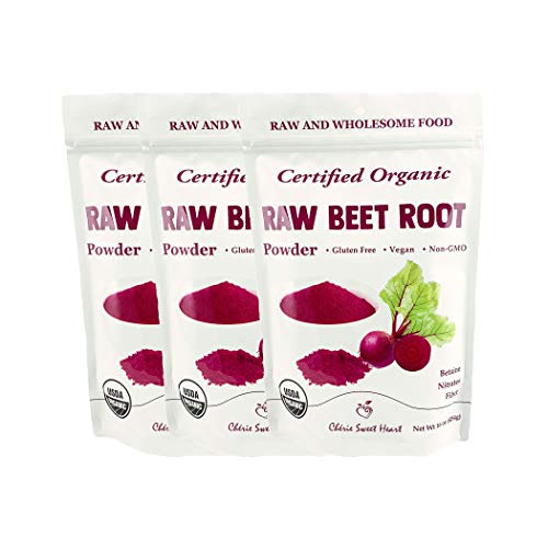 Chérie Sweet Heart Organic Beet Root Powder (3 lb), Raw & Non-GMO