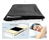 Cycleliners - Waterproof, Leakproof, and Reusable Period Bed Sheets Protector (Full/Queen, Black)